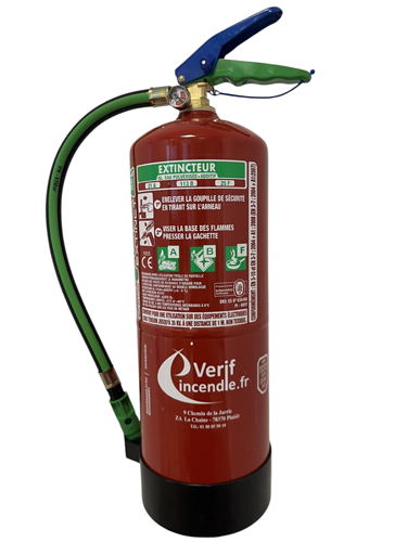  Extincteur 6 litres eau + additif ABF sans fluor