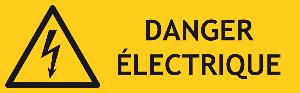 PANNEAU DANGER ELECTRIQUE